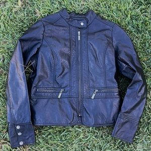 Leather Women’s Racer Jacket